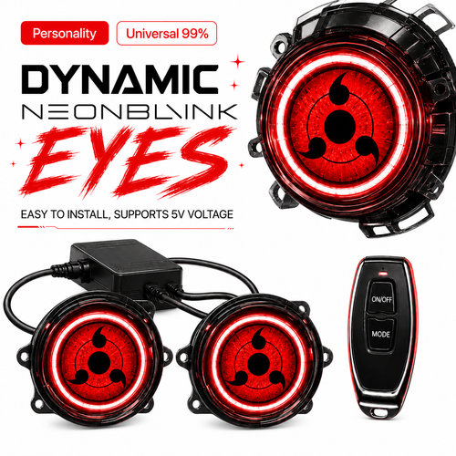 NeonBlink™ Devil Eye – Universal 3-Inch LED Car Light
