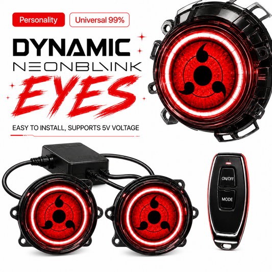 NeonBlink™ Devil Eye – Universal 3-Inch LED Car Light